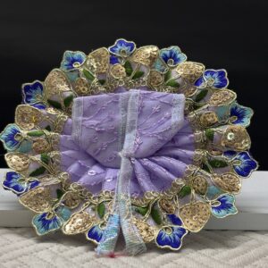 Laddu gopal dress, purple