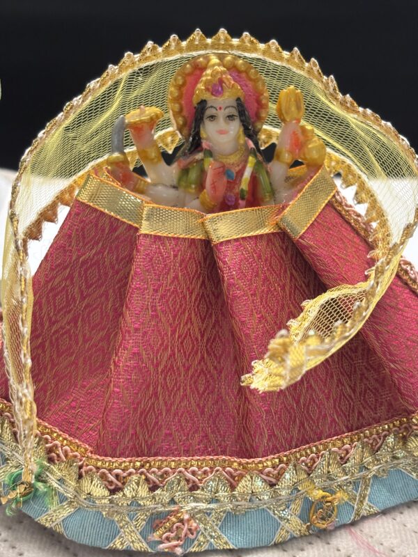Devi maa dress, pink zari