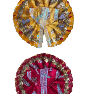 Laddu goal combo of 2 dress(red and yellow)