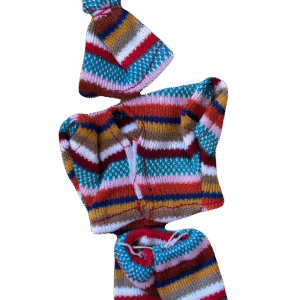 Laddu gopal woolen blue multicoloured